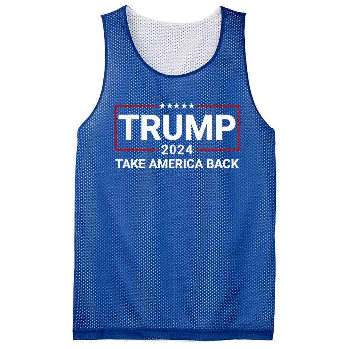 Donald Trump 2024 Take America Back Election The Return Mesh Reversible Basketball Jersey Tank