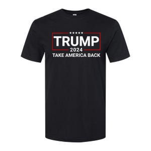 Donald Trump 2024 Take America Back Election The Return Softstyle CVC T-Shirt