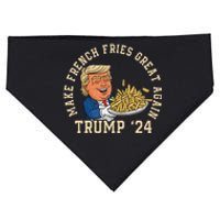 Donald Trump 2024 French Fry Make French Fries Great Again USA-Made Doggie Bandana