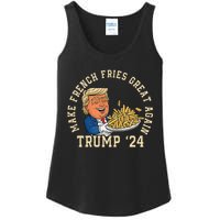 Donald Trump 2024 French Fry Make French Fries Great Again Ladies Essential Tank