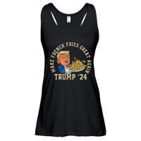 Donald Trump 2024 French Fry Make French Fries Great Again Ladies Essential Flowy Tank