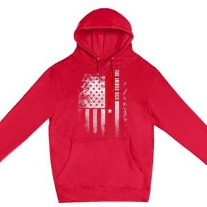 Donald Trump 2025 Take America Back American Flag Premium Pullover Hoodie