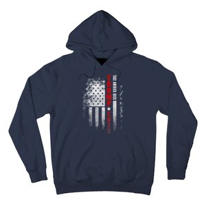 Donald Trump 2025 Take America Back American Flag Hoodie