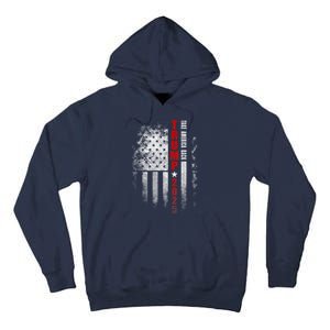 Donald Trump 2025 Take America Back American Flag Tall Hoodie