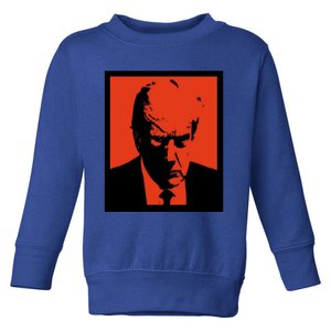 Donald Trump 2024 Mug Shot 4547 Red Gift Toddler Sweatshirt