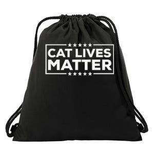 Donald Trump 2024 Cats Cat Lives Matter Trump Drawstring Bag