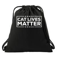 Donald Trump 2024 Cats Cat Lives Matter Trump Drawstring Bag