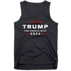 Donald Trump 2024 Take America Back Usa United States Tank Top