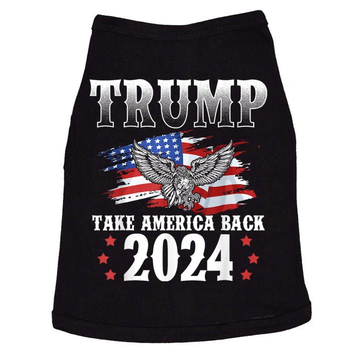 Donald Trump 2024 Take America Back Usa United States Doggie Tank