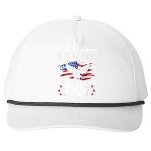 Donald Trump 2024 Take America Back Usa United States Snapback Five-Panel Rope Hat