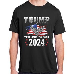 Donald Trump 2024 Take America Back Usa United States Adult ChromaSoft Performance T-Shirt