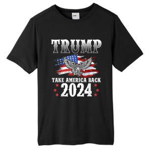 Donald Trump 2024 Take America Back Usa United States Tall Fusion ChromaSoft Performance T-Shirt