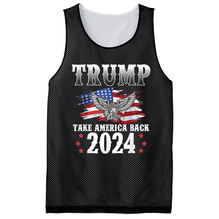 Donald Trump 2024 Take America Back Usa United States Mesh Reversible Basketball Jersey Tank