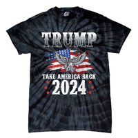 Donald Trump 2024 Take America Back Usa United States Tie-Dye T-Shirt