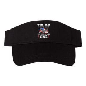 Donald Trump 2024 Take America Back Usa United States Valucap Bio-Washed Visor