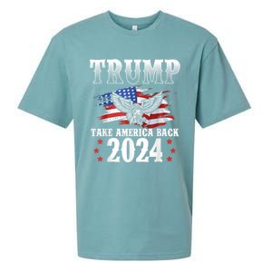 Donald Trump 2024 Take America Back Usa United States Sueded Cloud Jersey T-Shirt