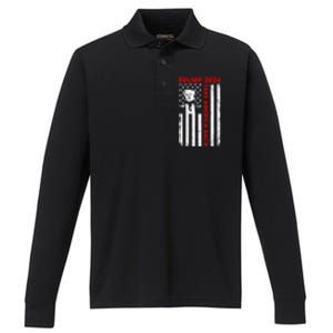 Donald Trump 2024 Take America Back Usa United States Performance Long Sleeve Polo