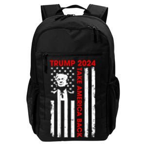 Donald Trump 2024 Take America Back Usa United States Daily Commute Backpack