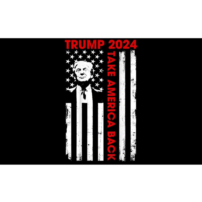 Donald Trump 2024 Take America Back Usa United States Bumper Sticker