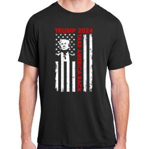 Donald Trump 2024 Take America Back Usa United States Adult ChromaSoft Performance T-Shirt