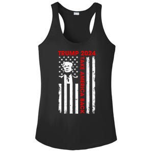 Donald Trump 2024 Take America Back Usa United States Ladies PosiCharge Competitor Racerback Tank