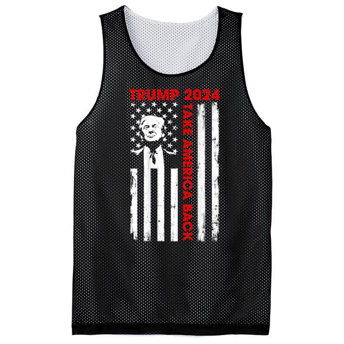 Donald Trump 2024 Take America Back Usa United States Mesh Reversible Basketball Jersey Tank