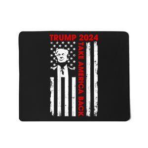 Donald Trump 2024 Take America Back Usa United States Mousepad