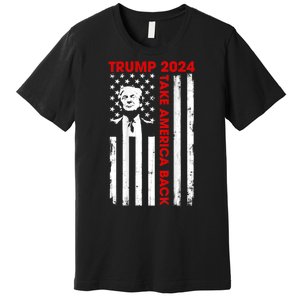 Donald Trump 2024 Take America Back Usa United States Premium T-Shirt