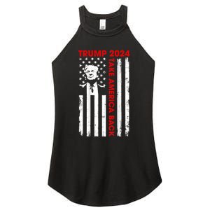 Donald Trump 2024 Take America Back Usa United States Women's Perfect Tri Rocker Tank