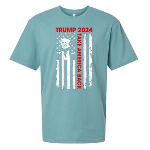 Donald Trump 2024 Take America Back Usa United States Sueded Cloud Jersey T-Shirt