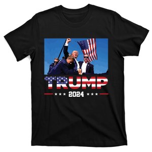 Donald Trump 2024 Survived Shot At Election Rally T-Shirt