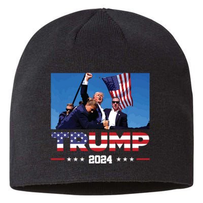 Donald Trump 2024 Survived Shot At Election Rally Sustainable Beanie