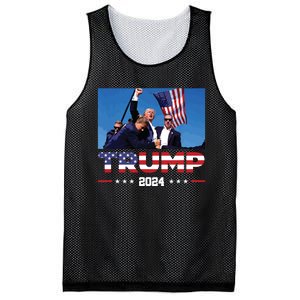 Donald Trump 2024 Survived Shot At Election Rally Mesh Reversible Basketball Jersey Tank