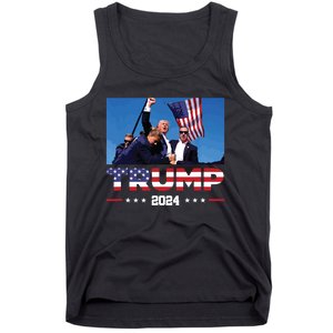 Donald Trump 2024 Survived Shot At Election Rally Tank Top