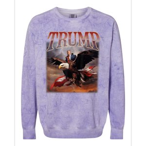 Donald Trump 2024 Take America Back Usa United States Colorblast Crewneck Sweatshirt