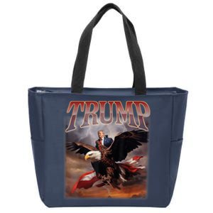 Donald Trump 2024 Take America Back Usa United States Zip Tote Bag