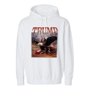 Donald Trump 2024 Take America Back Usa United States Garment-Dyed Fleece Hoodie