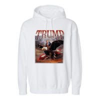 Donald Trump 2024 Take America Back Usa United States Garment-Dyed Fleece Hoodie