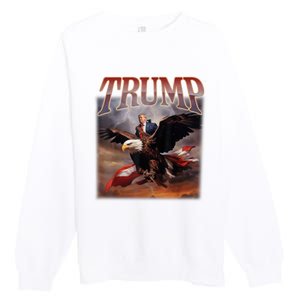 Donald Trump 2024 Take America Back Usa United States Premium Crewneck Sweatshirt