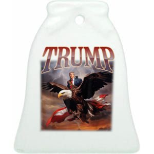 Donald Trump 2024 Take America Back Usa United States Ceramic Bell Ornament