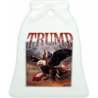 Donald Trump 2024 Take America Back Usa United States Ceramic Bell Ornament