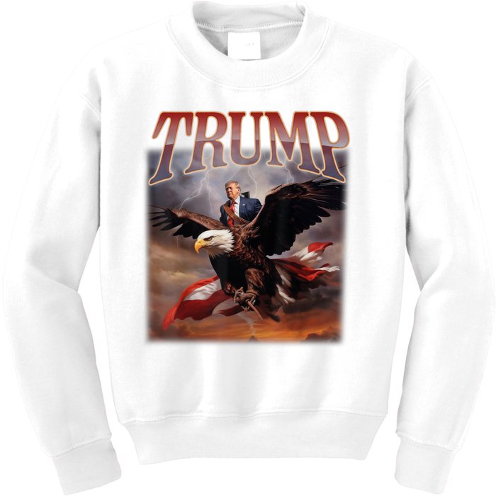 Donald Trump 2024 Take America Back Usa United States Kids Sweatshirt