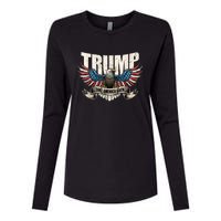 Donald Trump 2024 Take America Back Usa United States Womens Cotton Relaxed Long Sleeve T-Shirt