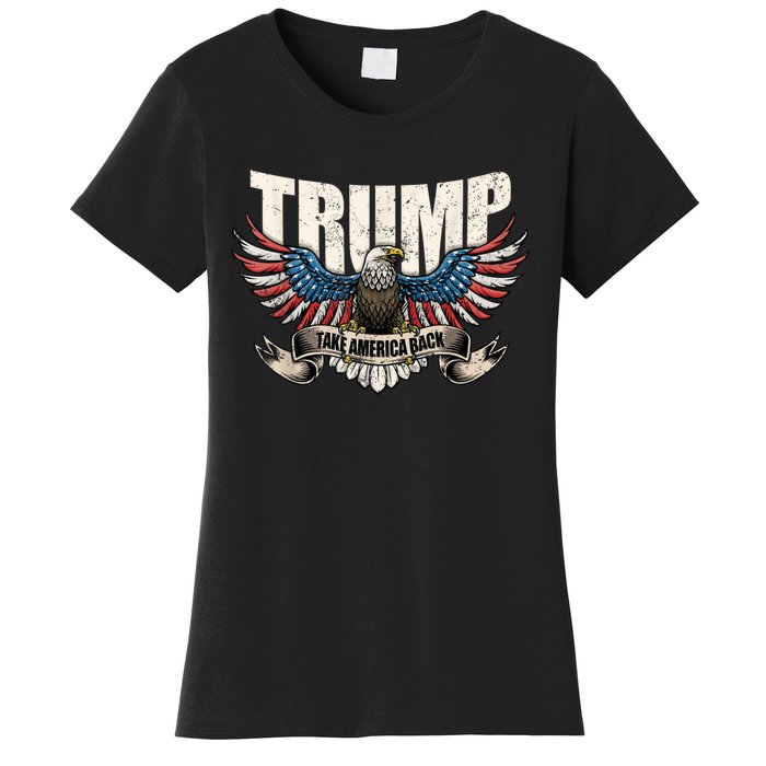 Donald Trump 2024 Take America Back Usa United States Women's T-Shirt