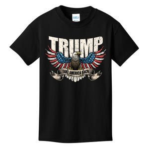 Donald Trump 2024 Take America Back Usa United States Kids T-Shirt