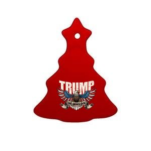 Donald Trump 2024 Take America Back Usa United States Ceramic Tree Ornament