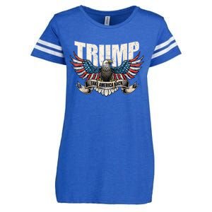 Donald Trump 2024 Take America Back Usa United States Enza Ladies Jersey Football T-Shirt