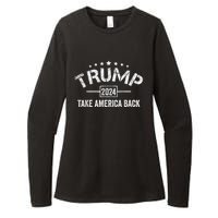 Donald Trump 2024 Take America Back Usa United States Womens CVC Long Sleeve Shirt