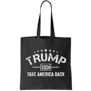 Donald Trump 2024 Take America Back Usa United States Tote Bag