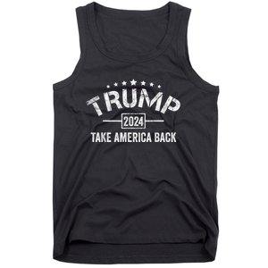 Donald Trump 2024 Take America Back Usa United States Tank Top